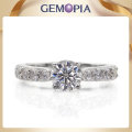 Hot Selling Gold Wedding Ring, Diamond 925 Sterling Silver Ring